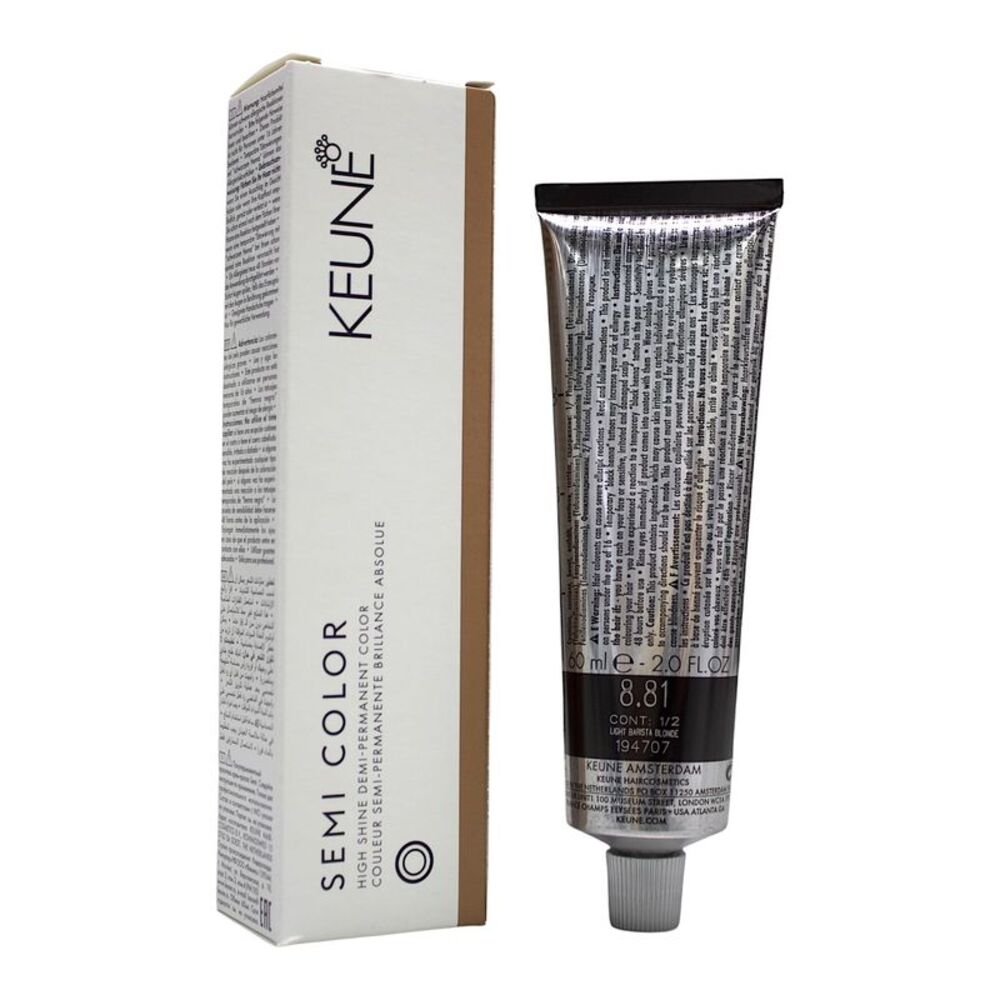 Keune Semi Color 8.81 Demi-Permanent Color Light Barista Blonde 2 Oz